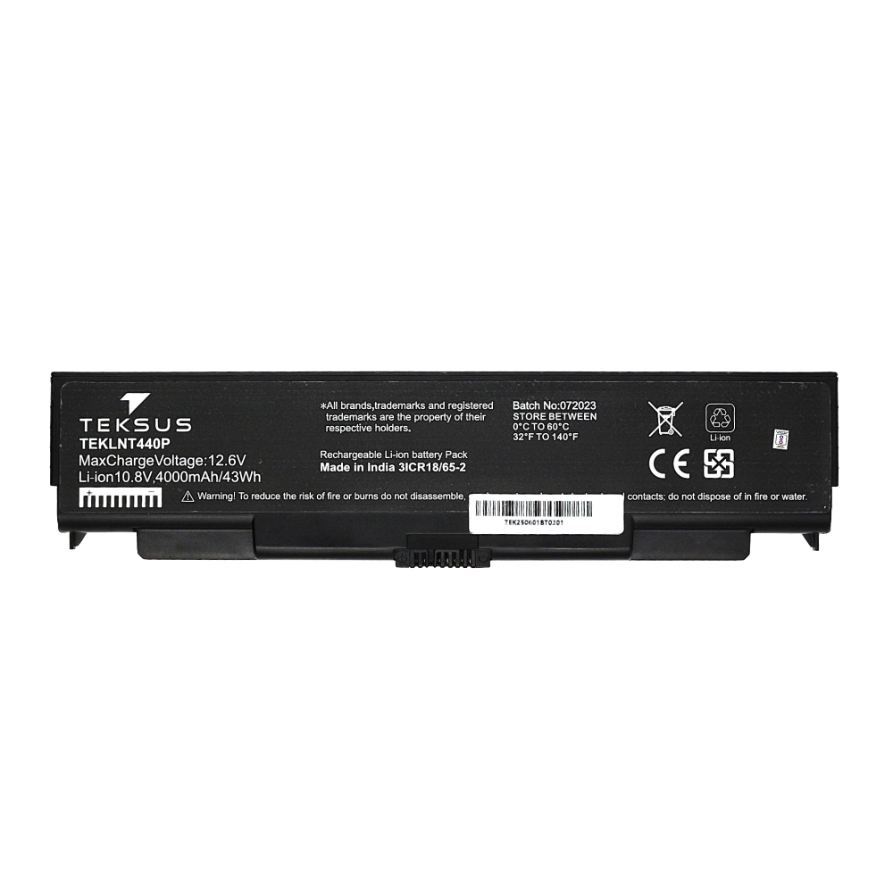 Teksus Laptop Battery Compatible For Lenovo ThinkPad T440p 6C view 2